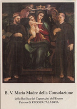 C41 Santino cartolina Madonna della Consolazione da Reggio Calabria
