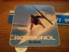 ADESIVO VINTAGE STICKER kleber SKI SCI ROSSIGNOL SKI TENNIS 