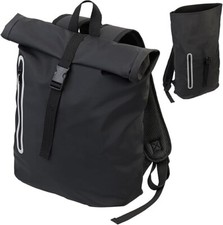 NUOVO zaino rolltop scomparto laptop impermeabile 19 L per viaggio vacanza corriere bicicletta