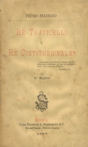 Travicello re - travicello, o