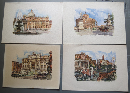 Stampe acquerello vintage - acquerello,