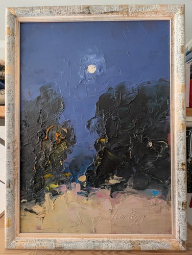 Sergio scatizzi olio tavola - olio, su