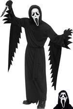 Scream Costume, Unisex Scream Costume Con Ghostface Mask, Vestito Ghostface Adul