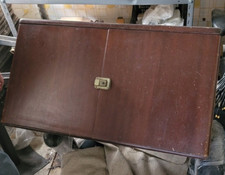 MOBILETTO GIRADISCHI ANGLOTUTOR CON SCATOLA IN LEGNO VINTAGE MODERNARIATO