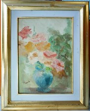 GUIDI GUIDO – Fiori (Olio su tavoletta, 34,5 x 24,8)