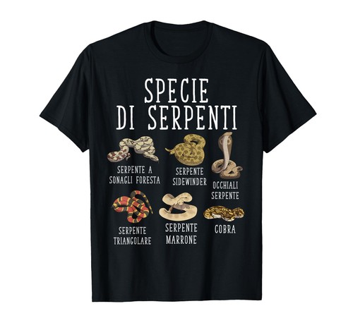 Tipi serpenti 6 diversi - -,