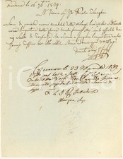 1839 VIADANA (MN) Acquisto di 30 forme di formaggio da ditta POLENGHI