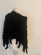 Poncho coniglio nero taglia