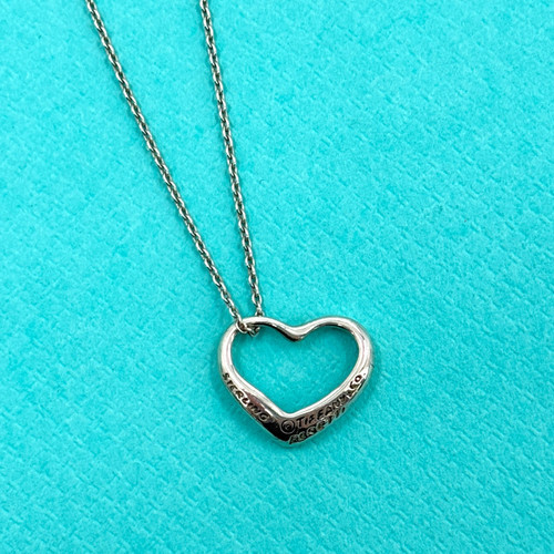 Collana catena cuore aperto