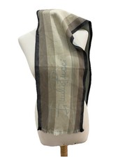 S56# Emilio Pucci Sciarpa Rettangolare Lana Multicolore 58/9 Pollici