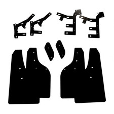 Ford Fiesta Mk7 Parafanghi Per ST180 mk7.5 Nero 4mm PVC Parafanghi Stile Rally