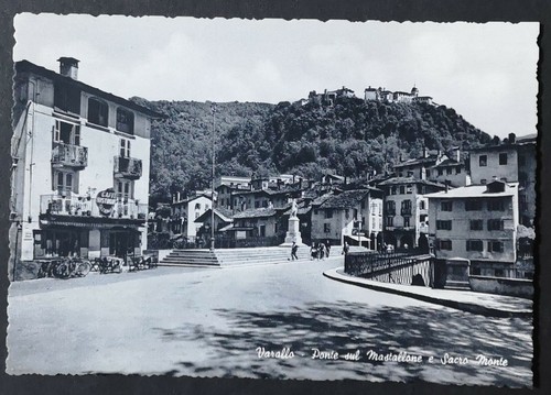 Cartollina varallo ponte sul - ponte,