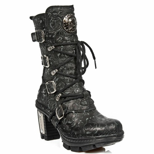 Stivali pelle donna rock - in,