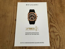Folleto Booklet - BULGARI Octo