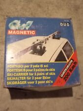 2 portasci magnetici GeV Come Nuovi Con Scatola Originale 