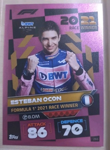 Esteban ocon race winner - winner, pink