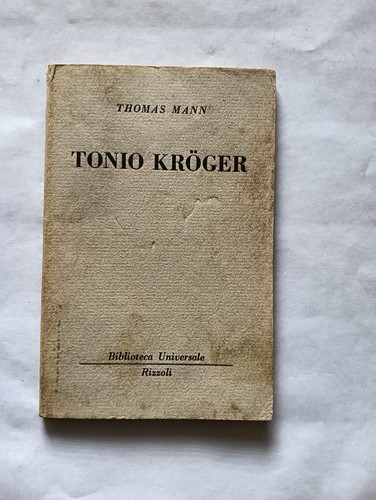 Thomas mann tonio kroger - mann,