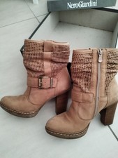 Stivaletti Nero Giardini Vera Pelle 