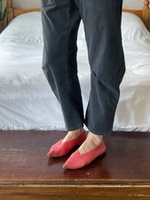 Ballerine Babouche CELINE by Phoebe Philo rosse a punta IT39, UK6, US9