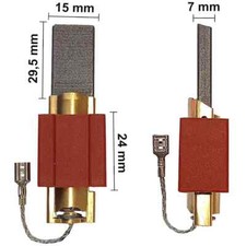 Spazzole carbone carbone per