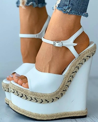 Sandali sabot ciabatte zeppa - sandali,