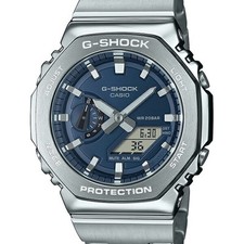 Uomo in acciaio inox CASIO G-SHOCK GM-2110D-2BJF NavyBlue Face inutilizzato i...