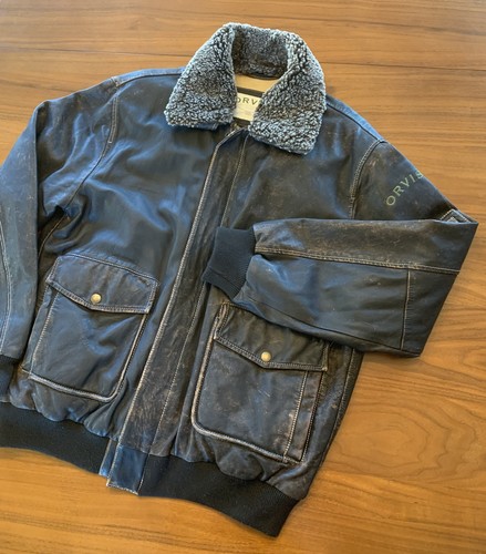 Giacca pelle orvis - pelle,