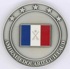 Amiral GUILLAUD Chef D'Etat-Major Médaille 45 mm