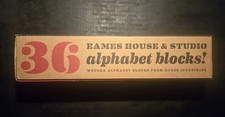 Blocchi alfabeto Herman Miller Eames casa e studio 36 pezzi legno