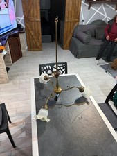 Lampadario vintage con - vintage,