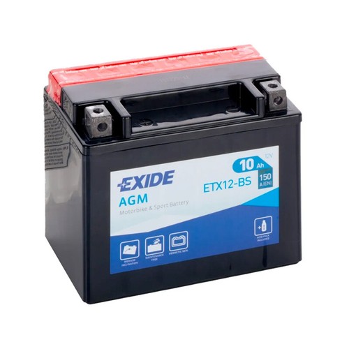 Batterie moto exide etx12 - batterie,