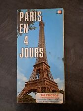 GUIDA TURISTICA VINTAGE PARIS EN 4 JOURS CON 148 FOTOGRAFIE A COLORI