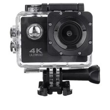 REGISTRATORE IMPERMEABILE 4K ACTION CAMERA SPORT WI FI APPLE ANDROID