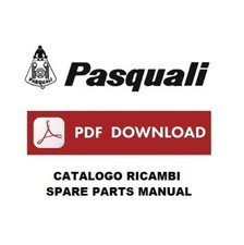 motoagricola PASQUALI 976 CV 32 Catalogo ricambi Manuale parti esplosi trattrice