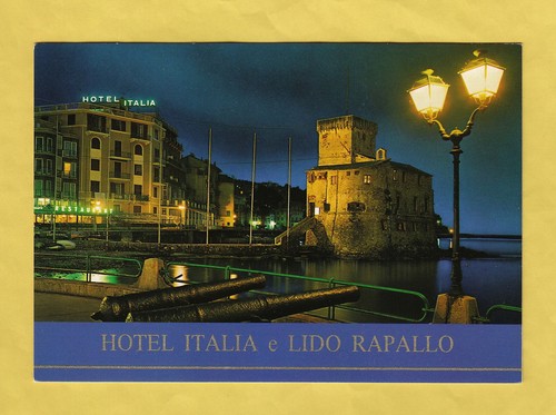 Cartolina hotel italia lido - hotel,
