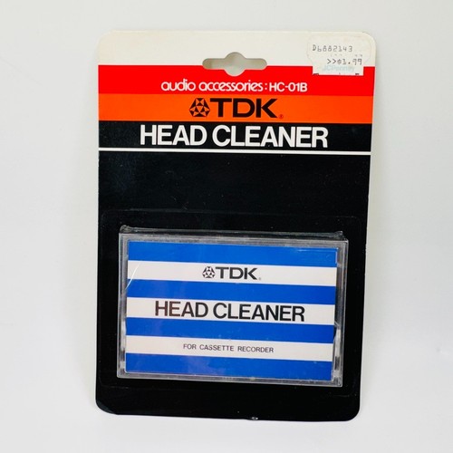 Vintage tdk head cleaner - head,