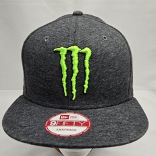 Snapback Monster Energy New Era 9fifty solo atleta grigio scuro 