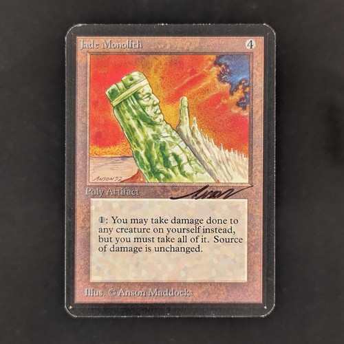 Mtg jade monolite - jade, (ex)