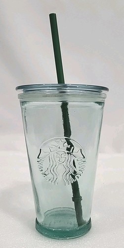 Starbucks 16oz recycled glass - starbucks,