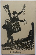 Cartolina prete chiesa partito