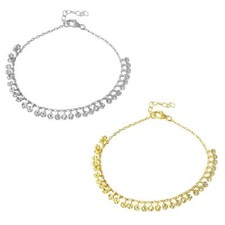 Bracciale con charm link - bracciale, a
