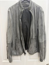 Giacca scamosciata di capra