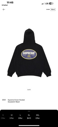 Felpa con cappuccio - , supreme