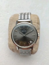  ZENITH INOX SWISS MADE 17 Jewels a carica manuale in acciaio Inox vintage '70