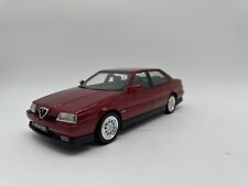 MODELLINO AUTO ALFA ROMEO 164 3.0 V6 Q4 1993 ROSSO - LAUDORACING - SCALA 1:18