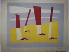 Leon GISCHIA LITOGRAFIA Numerata Originale Firmata