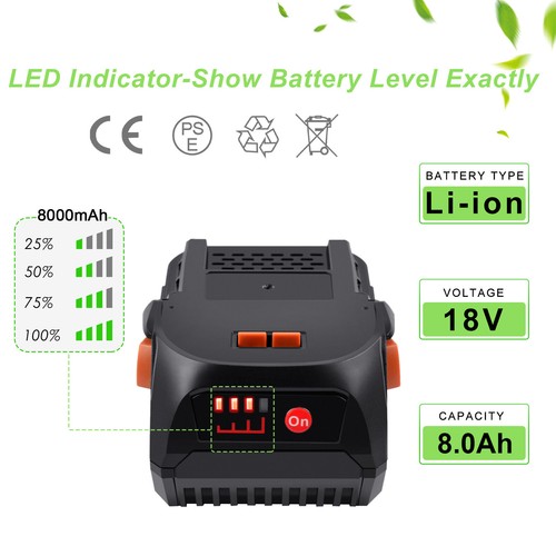 18v 8ah batteria per aeg - 8ah,