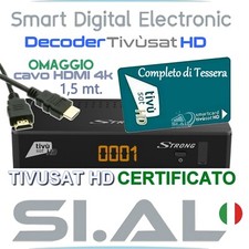 Decoder Tivusat con scheda hd