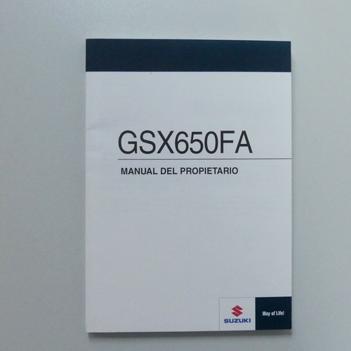Suzuki gsx 650 manuale - gsx, f