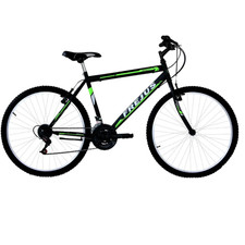 BICI 24 MTB 18 Velocità in acciaio Nero e verde per ragazzo bambino GIRARDENGO